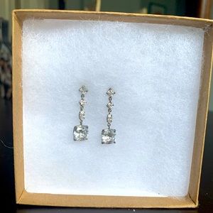 Beautiful and Dainty Cubic Zirconia Dangle Earrings